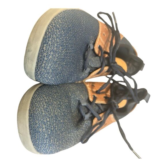 Rockport TruFlex Comp Steel Toe Work Shoes Mens 10 W Blue Knit Lace Up Low Top - Picture 5 of 7